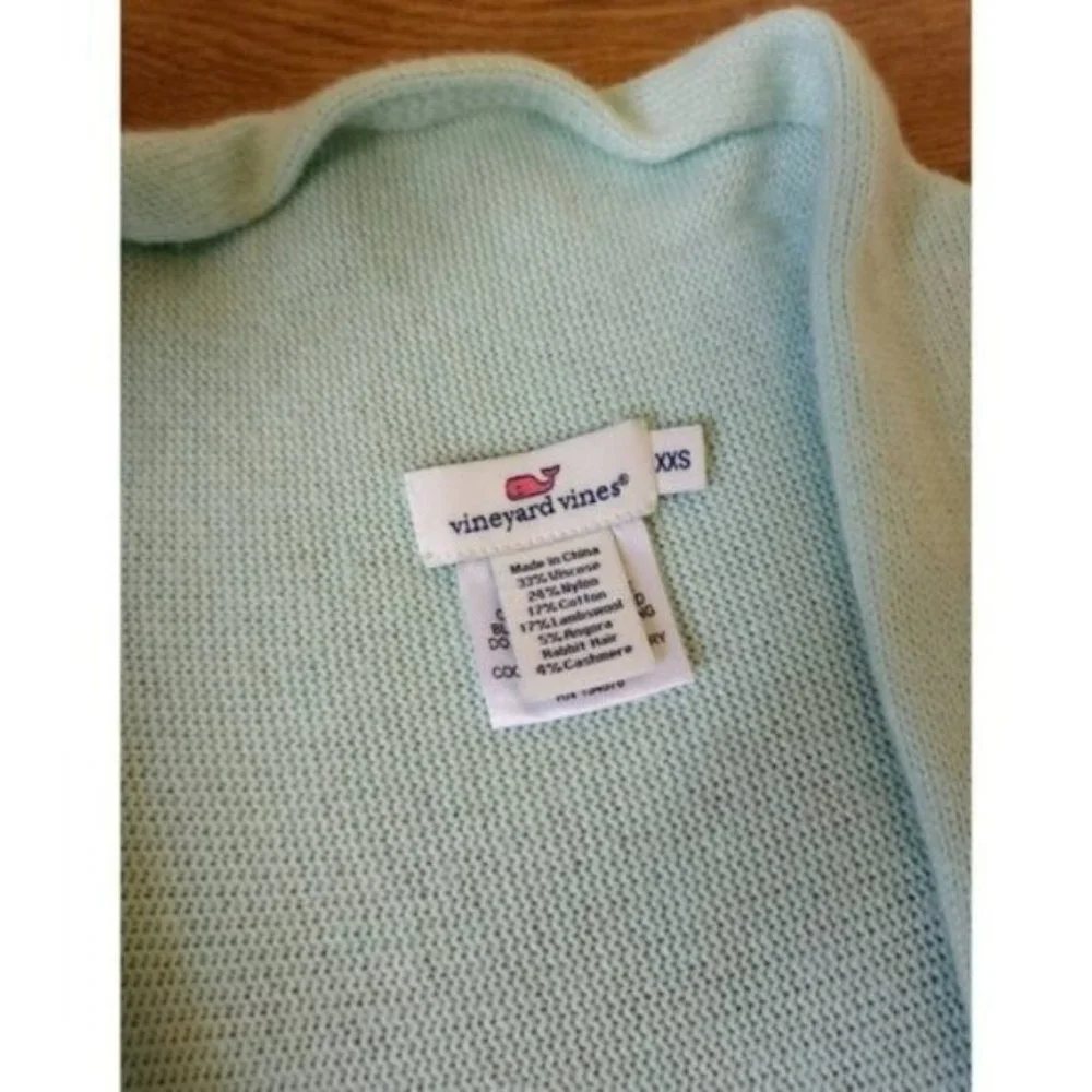 Vineyard Vines Striped Waterfall Cardigan XXS - Picture 3 of 6